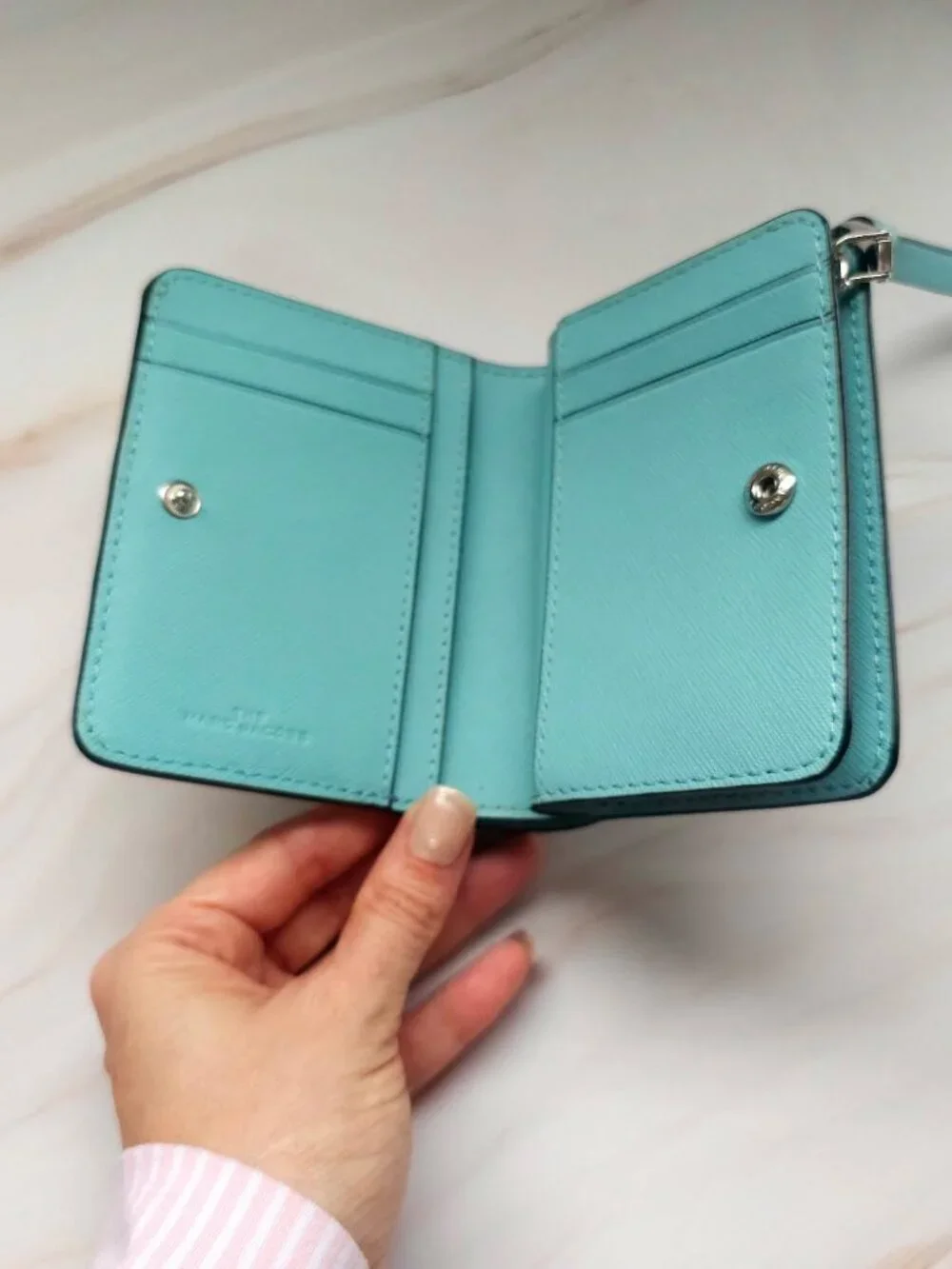 The Marc Jacobs Leather Tie Dye Snapshot Bifold  Compact Wallet